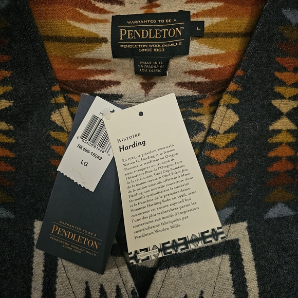 Pendleton Harding Wool Vest - Picture 4 of 6